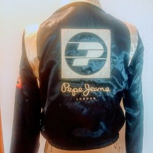 Vintage Pepe Jeans Reversable Bomber Jacket